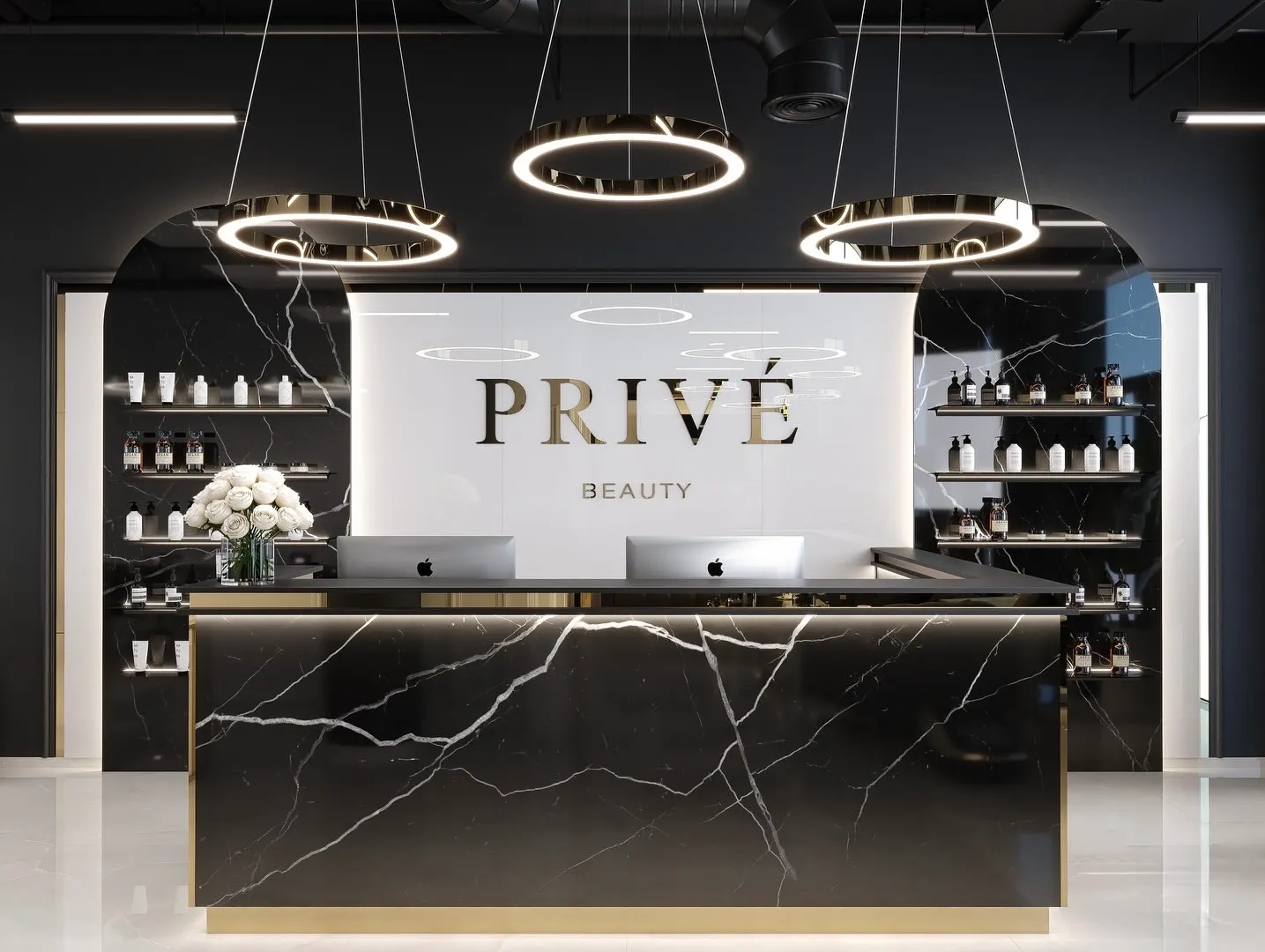 PRIVÉ Beauty – interiér salonu